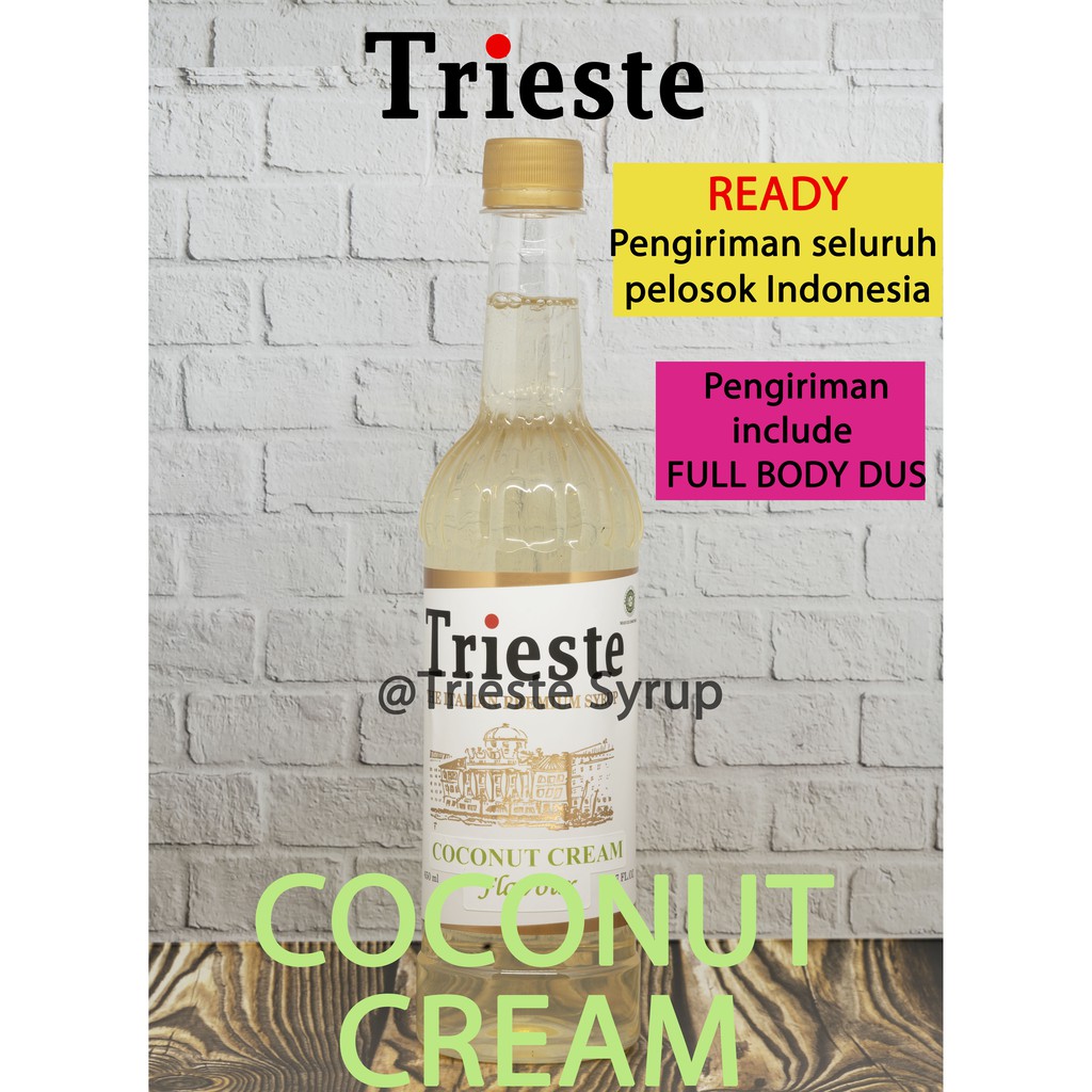 

Ay00! TRIESTE SYRUP rasa COCONUT CREAM