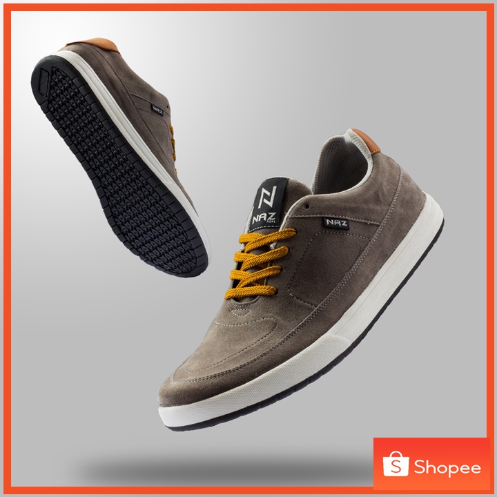 MARCOS NAZ - Sepatu Sneakers Pria Original Snekers Casual Bahan Kulit Suede