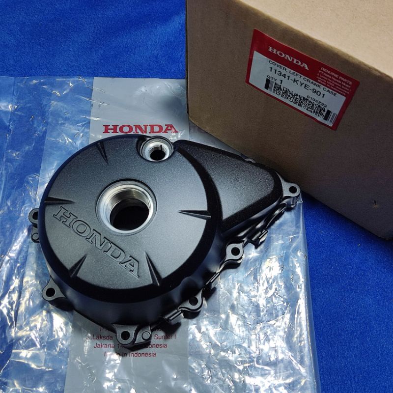 cover tutup blok bak kiri magnet verza crf 150 megapro monoshock original