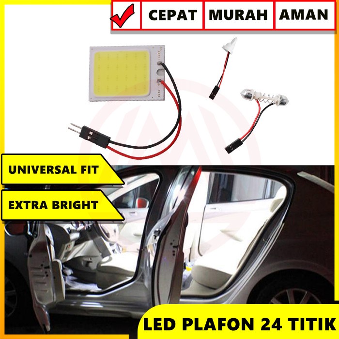 SALE!!! ORIGINAL LAMPU LED KABIN PLAFON FESTOON COB PLASMA 24 TITIK TERANG UNIVERSAL - LED PLAFON CANBUS ULTRA BRIGHT PRO 18 LED 27 LED 31MM 36MM LED FESTOON - Lampu Interior Mobil LED COB Dome Light - Lampu Mobil Headlight LED - INTERIOR MOBIL LED KABIN
