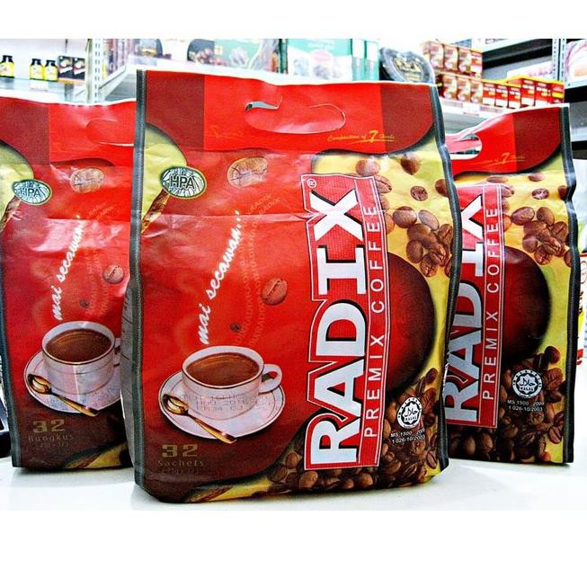 

❈QR Kopi Radix Premix Coffee Kopi Pracampuran Mai Secawan isi 32Sachet HPA Malaysia Original ❂ ❈ -