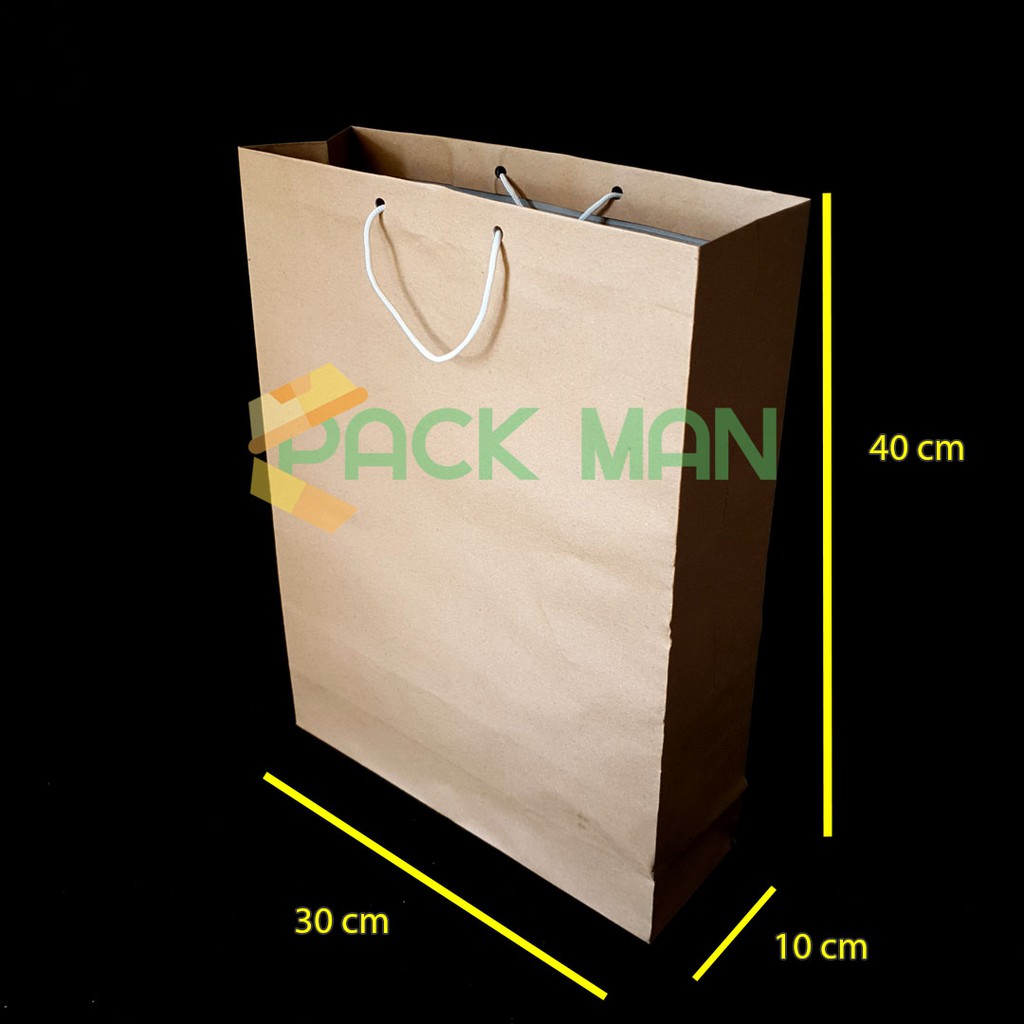 

Kantong Kertas L / Shopping Paper Bag L 30 X 40 X 10