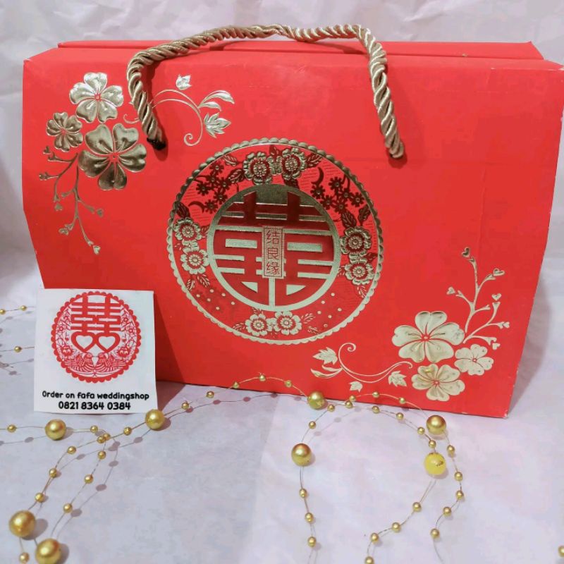 

paperbag shuangxi/red/tingjing ukuran M