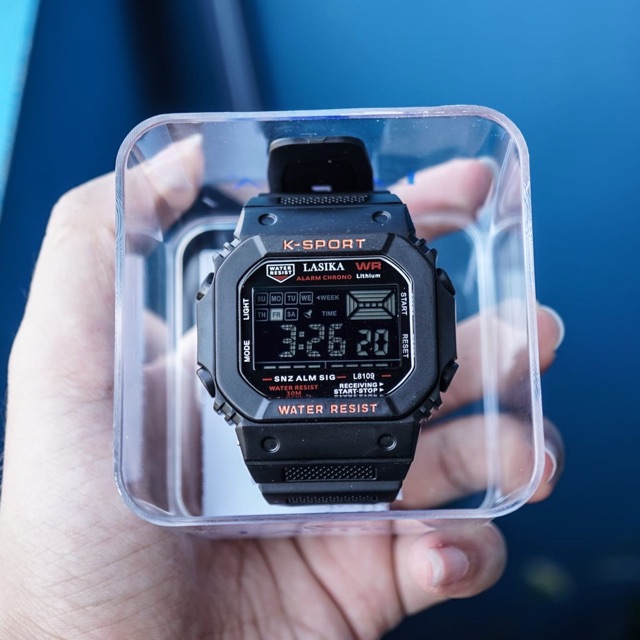 TERLARIS Jam Tangan Lasika L8109 Sport Digital Pria Water Resistant COD