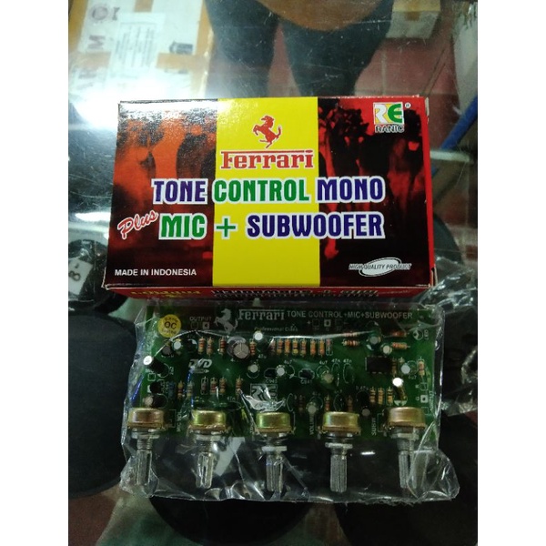 Kit Ranic Kit Tone Control Mono FERRARI Mic Plus Subwoofer