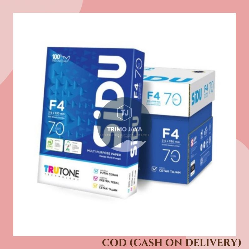 

SIDU HVS F4 70 GRAM / KERTAS HVS MURAH
