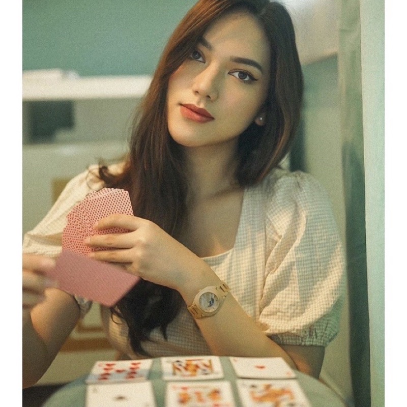 Matoa Rakai Mini Full Moon Jam Tangan Kayu Pria/Wanita/Unisex - Maple