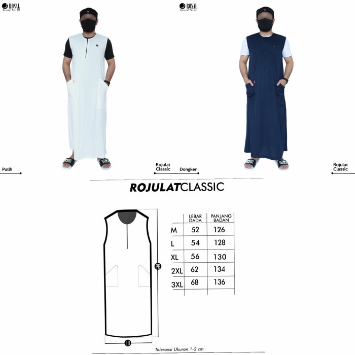 Sholat-Rompi- Gamis Pria Koko Kurta Pakistan Rompi Jubah Sholat Rojulat -Rompi-Sholat.