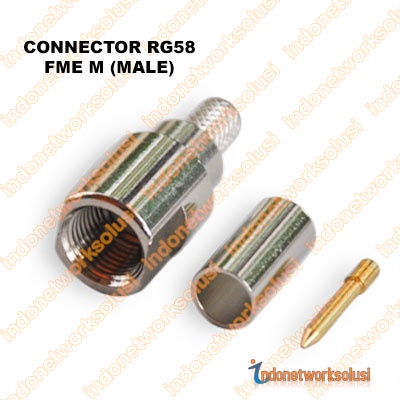 ONEKTOR CONNECTOR RG58 FME M (MALE)