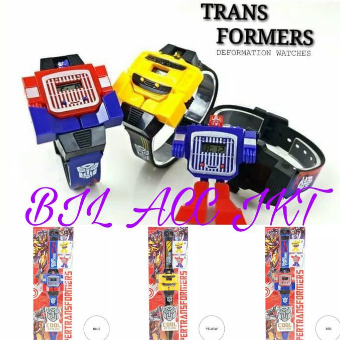 Jam Tangan Anak Robot Transformer - Jam Robot Transformers