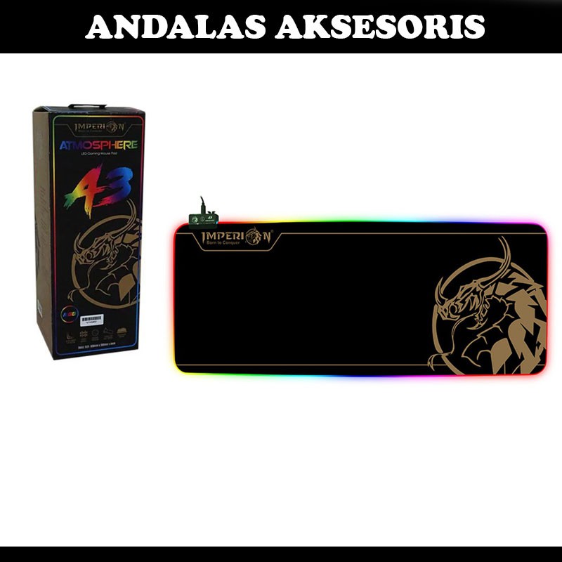 Mousepad Gaming RGB IMPERION ATMOSPHERE A3 Large