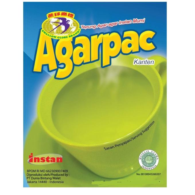

~@~@~@~@] AGARPAC Tepung Agar Agar Pac - High Fiber Jelly Powder isi 10 sachet