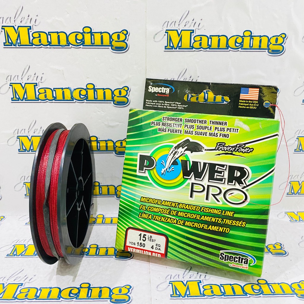 SENAR PANCING PE POWER PRO 150YD SIZE #15LB - #20LB - #40LB - #30LB - #50LB