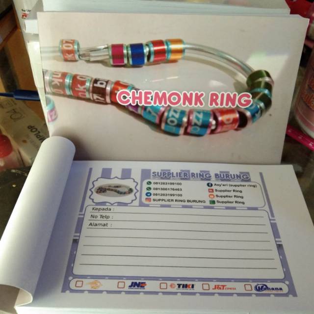 

lebel nota pengiriman 6buku 1buku 100lembar 20k