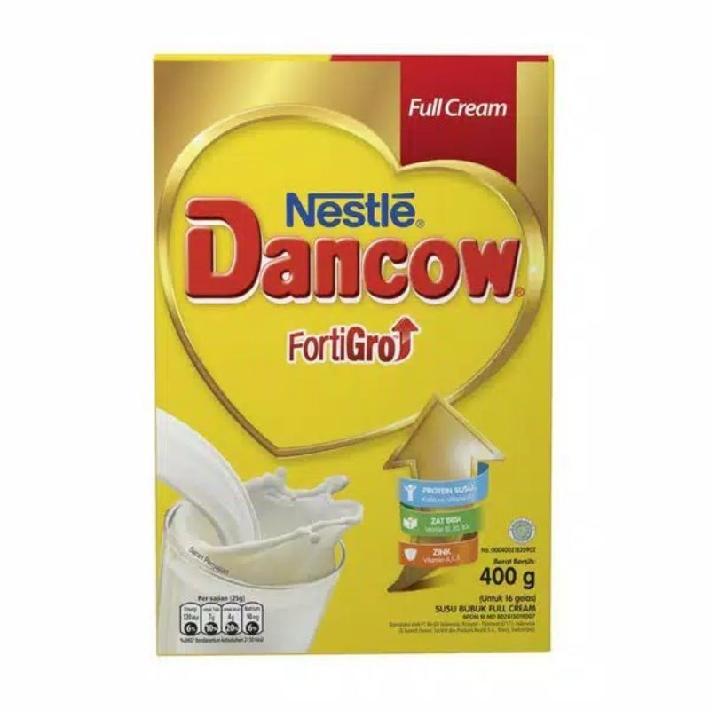 Susu Dancow fortigro fullcream full cream 400gr