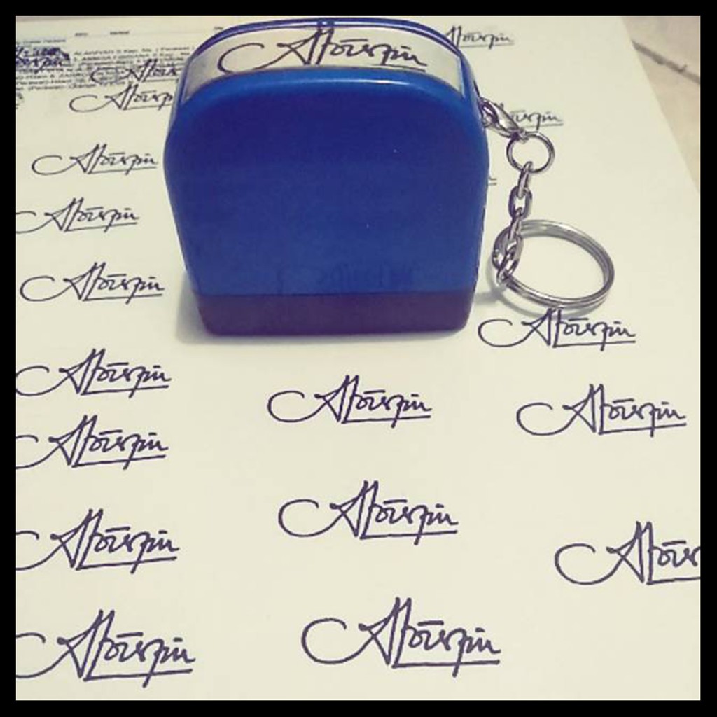 

YUH STEMPEL OTOMATIS TANDA TANGAN / PARAF 1 WARNA