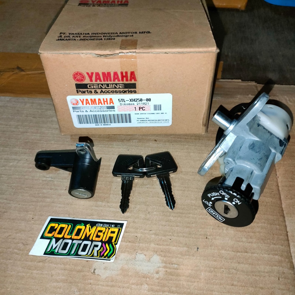 Kunci kontak mio Kunci kontak assy mio Kontak mio Kontak assy mio 5tl-xh250-00