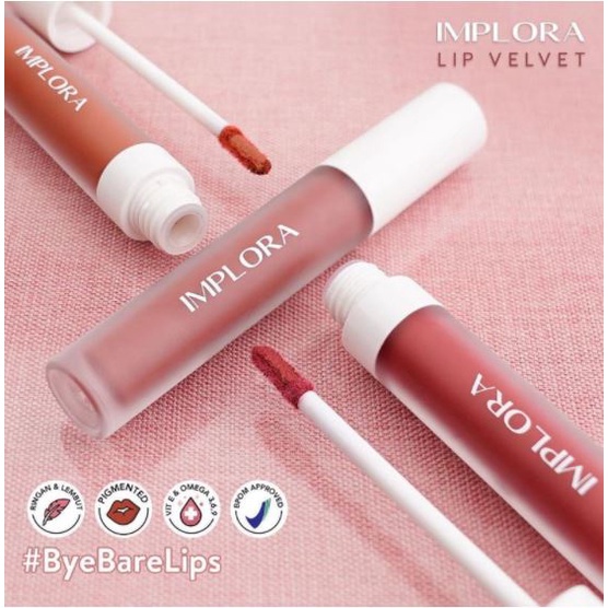 ^ KYRA ^ Implora Lip Velvet Lipcream Smooth And Light Lip Cream