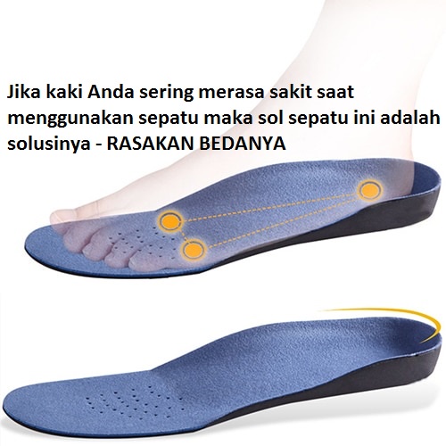 INSOLE SEPATU / ALAS SEPATU KESEHATAN / ALAS SEPATU /  INSOLE ARCH SUPPORT ORTHOTIC FLAT FOOT ALAS KAKI SEPATU KESEHATAN PENAHAN ANTI PEGAL / TERAPI KAKI BEBEK / KAKI BEBEK