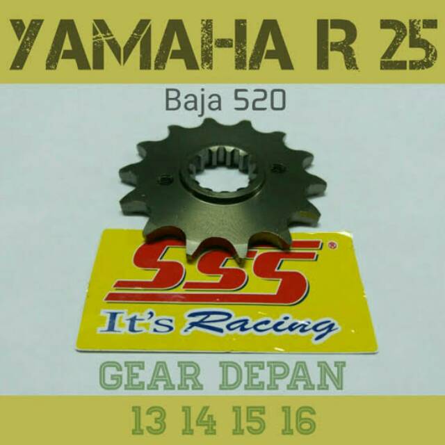 Gear/ Gir Depan SSS 520 R25 Lama, R25 LED