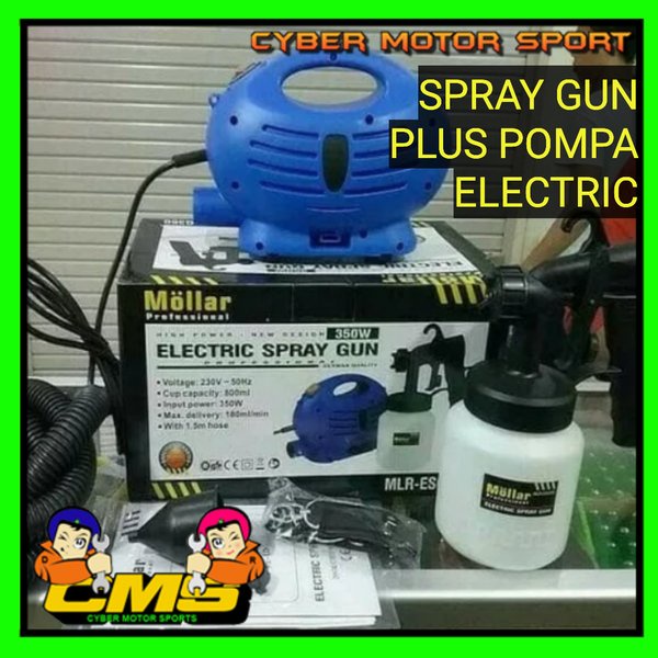 Alat semprot elektrik. Spray gun electric. Alat cat semprot elektrik.