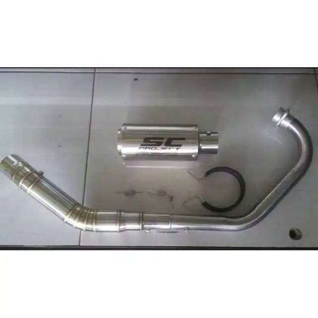 Sc projek knalpot racing sc buat vixsion fu sonic cs1 bison mp