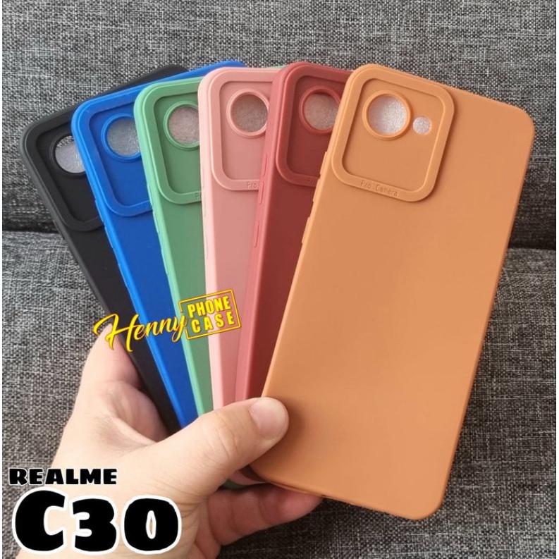 REALME  C30S C30 NARZO 50i PRIME PRO CAMERA MACARON CASING SOFTCASE SILIKON