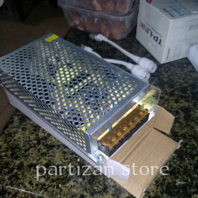 Adapter Universal AC DC 12V 10A Power Supply Adaptor Arus 10 Ampere Kamera CCTV LED Light TV Laptop