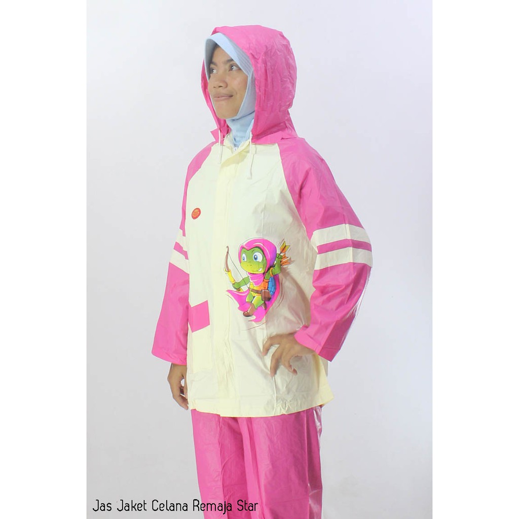 Jas hujan anak remaja sporty star