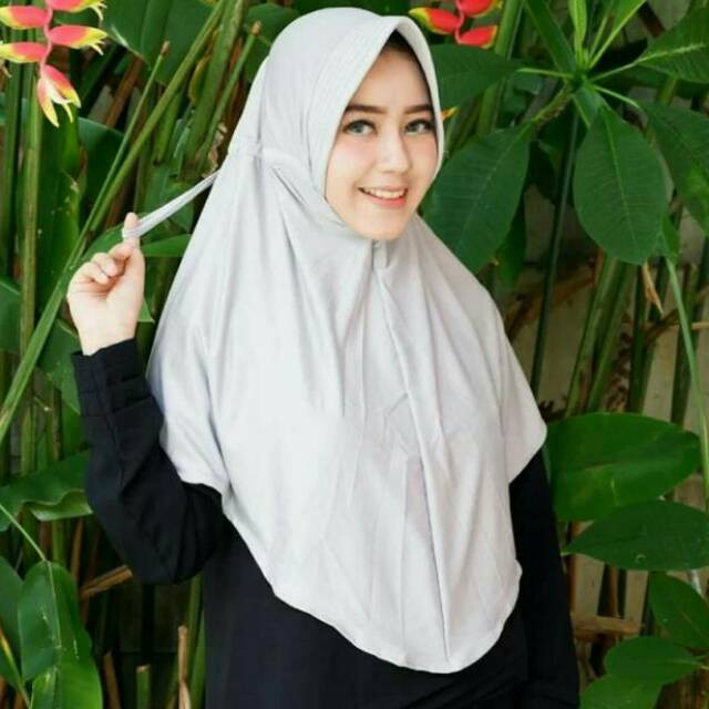 JILBAB SERUT JOKOWI REMAJA INSTAN ADIBA  / HIJAB INSTAN SERUT / KHIMAR INSTAN LYCRA