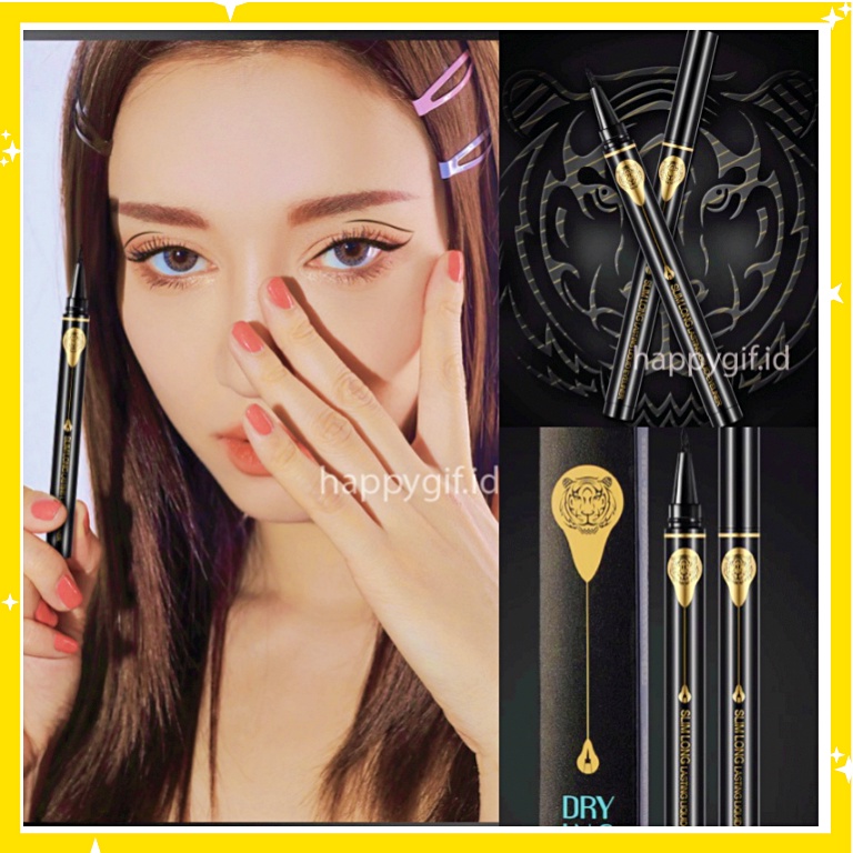 LAMEILA Eyeliner Mata Black Gold Tiger Tahan Air Waterproof LA132 844