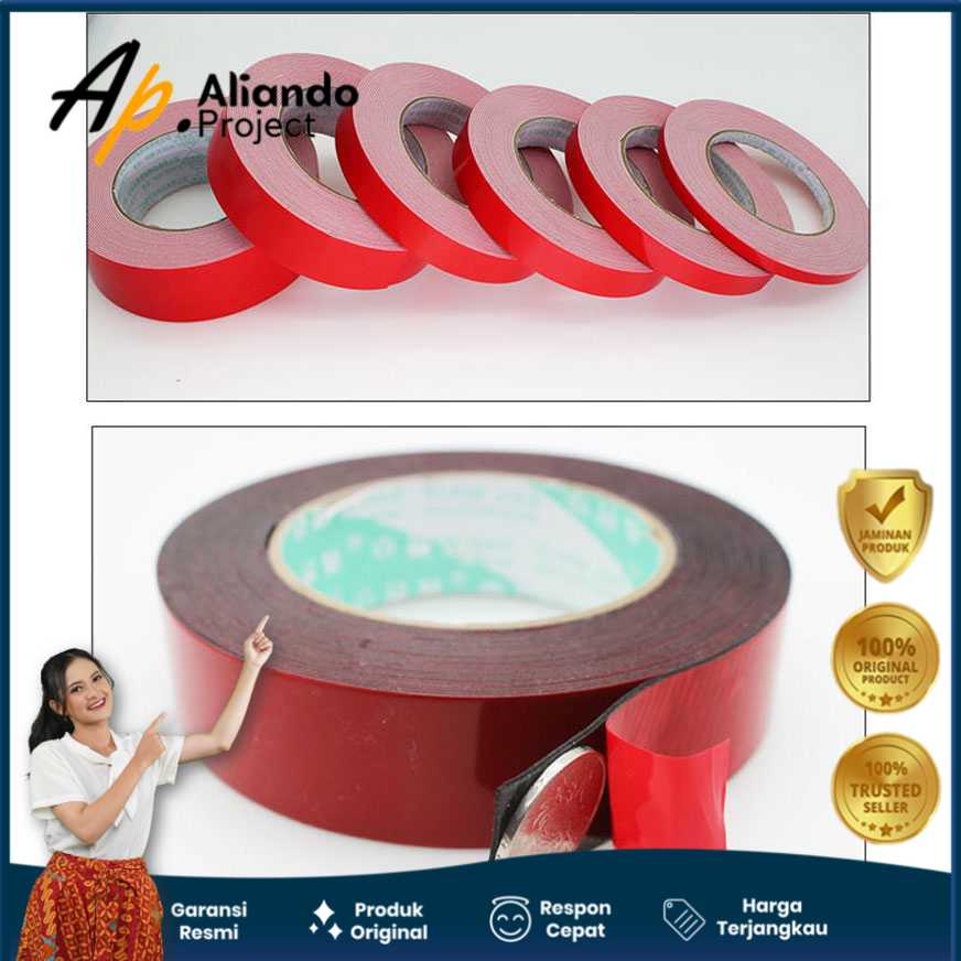 

Tape Lakban Double Tape Foam Serbaguna Size 10m Modern Original Unik Murah Terjangkau Garansi