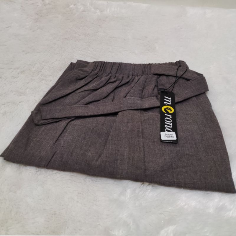 Celana Joger Wanita Jumbo dan Standar SUPER PREMIUM Katun Supernova Tebal Bawahan Wanita-JOGER Coffee