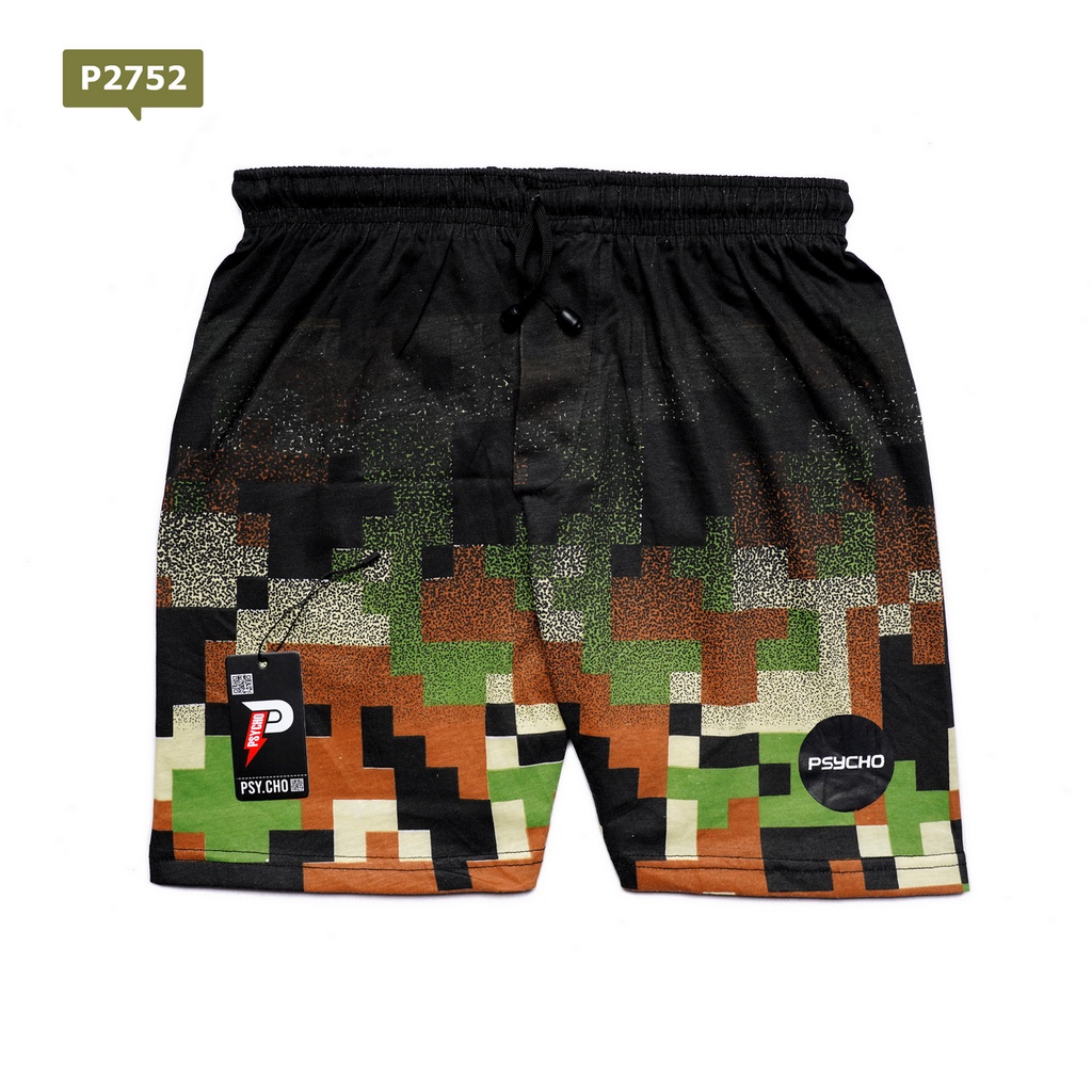 BEST SELLER - BOXER PRIA WANITA CELANA PENDEK GROSIR KOLOR PANTAI-DBM-X42