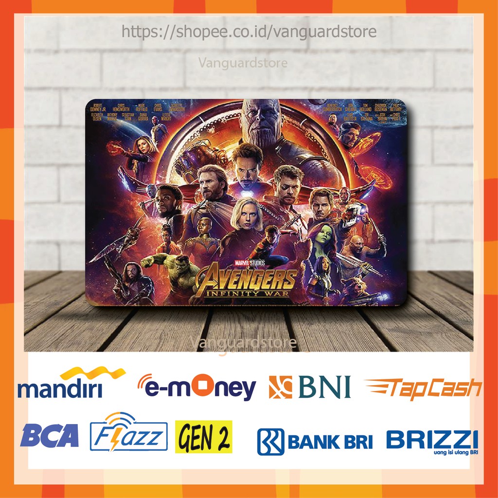 KARTU E MONEY E TOLL AVENGERS INFINITY WAR SUPERHERO ANIME 20 EMONEY MANDIRI FLAZZ TAPCASH BRIZZI