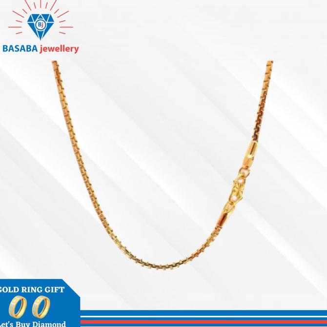 PROMO kalung italy santa emas asli 375