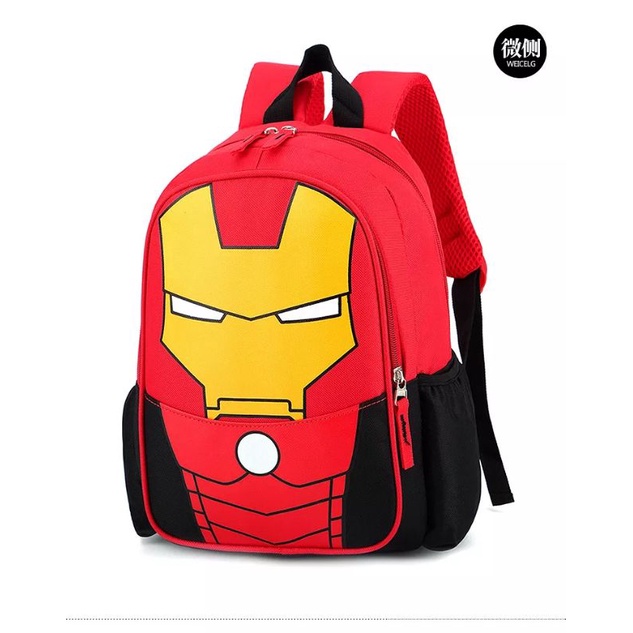 Rairaka.id / Ironman - Tas anak laki-laki Karakter kartun marvel tas anak sd tk Terbaru new terlaris