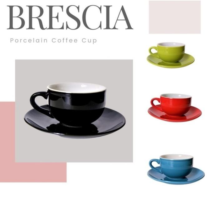 .........] BRESCIA Coffee Cup I Cappucino Cup Porcelain | Cangkir Latte Keramik