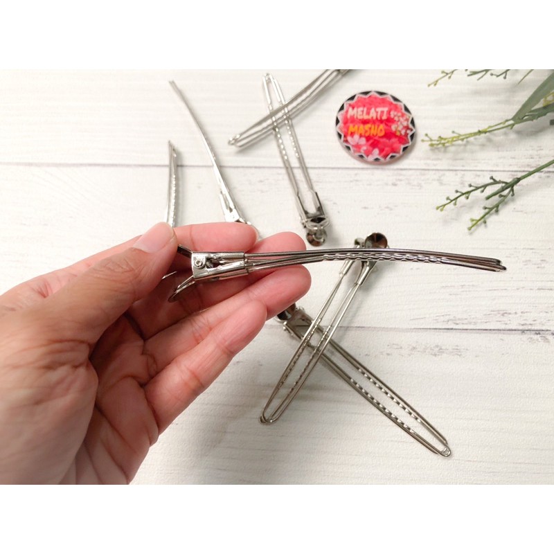 JEPIT BEBEK JUMBO BESAR / JEPIT RAMBUT STAINLESS BESI LUBANG