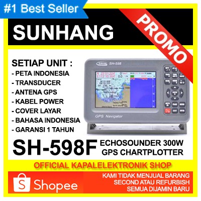 Pengganti GARMIN 585 SH598F GPSMAP INDONESIA SH 598 F FISHFINDER 300W