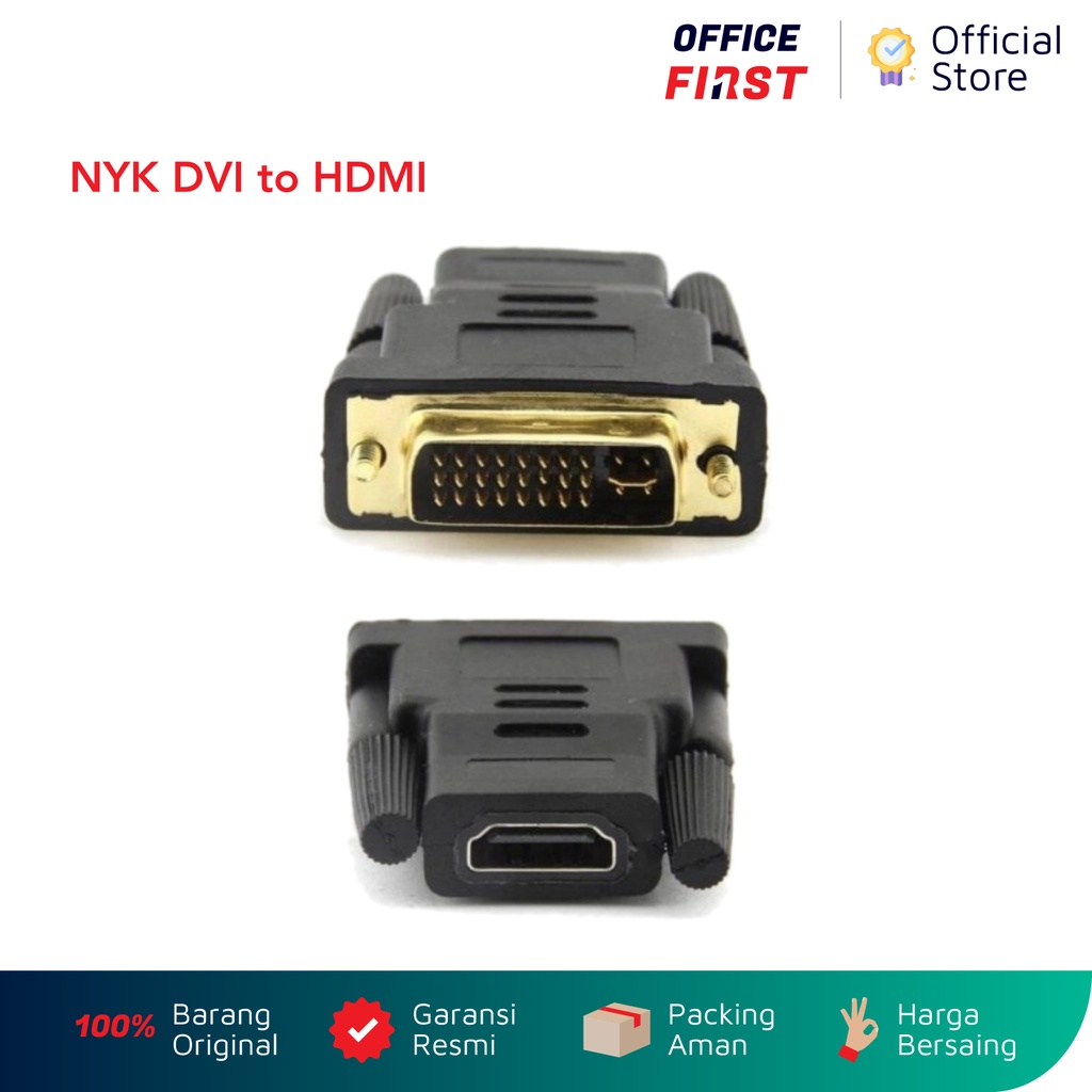 NYK DVI to HDMI Cable / Kabel Konverter Converter