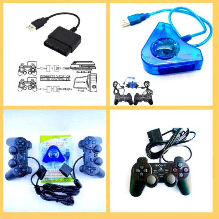Stik PS2 - Stick PS 2 / Converter USB 1/2 Slot Stik PS2 ke PS3