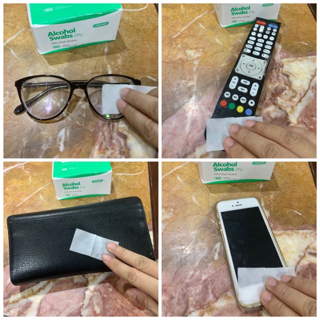 [isi5strip 10tisu] Tissue basah onemed alkohol 70% / tissue basah anti bakteri / alcohol swab onemed