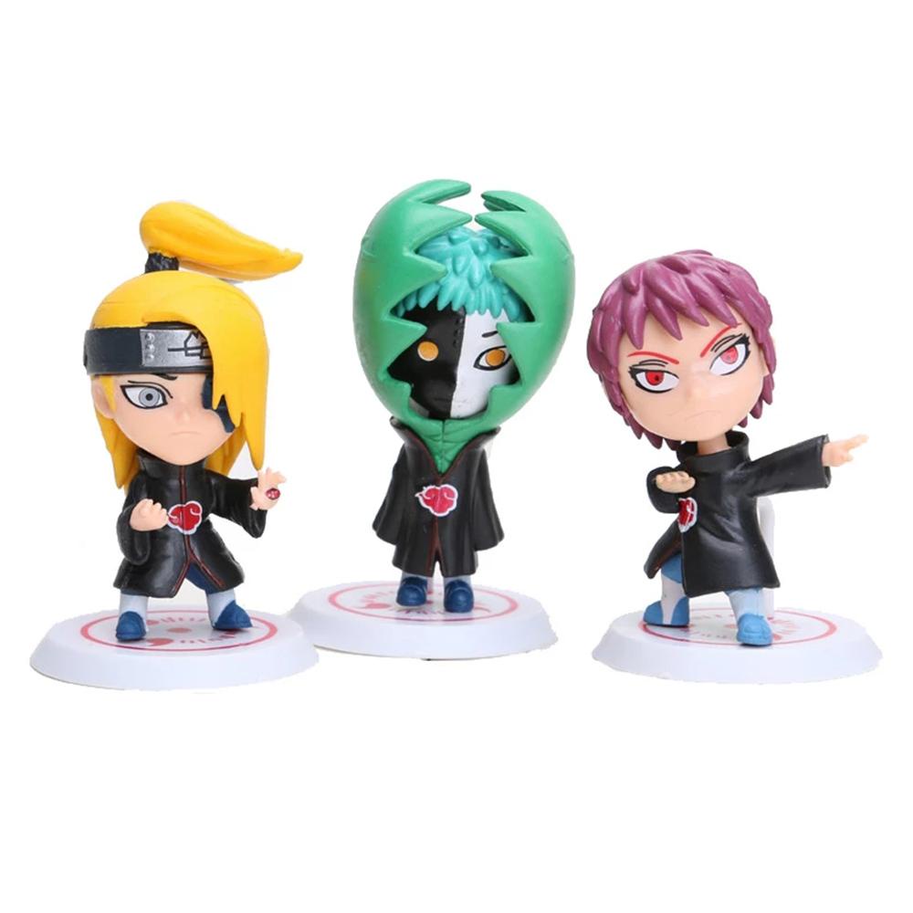 Lanfy Naruto Figure Orochimaru Sasori Uchiha Itachi Action Akatsuki Madara Mainan Figure Anime