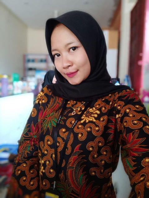 Batik Tunik Ziper Sekar Asih Sogan Modern Kekinian Pakain Kerja Kantor Seragam Casual Formal Muslim