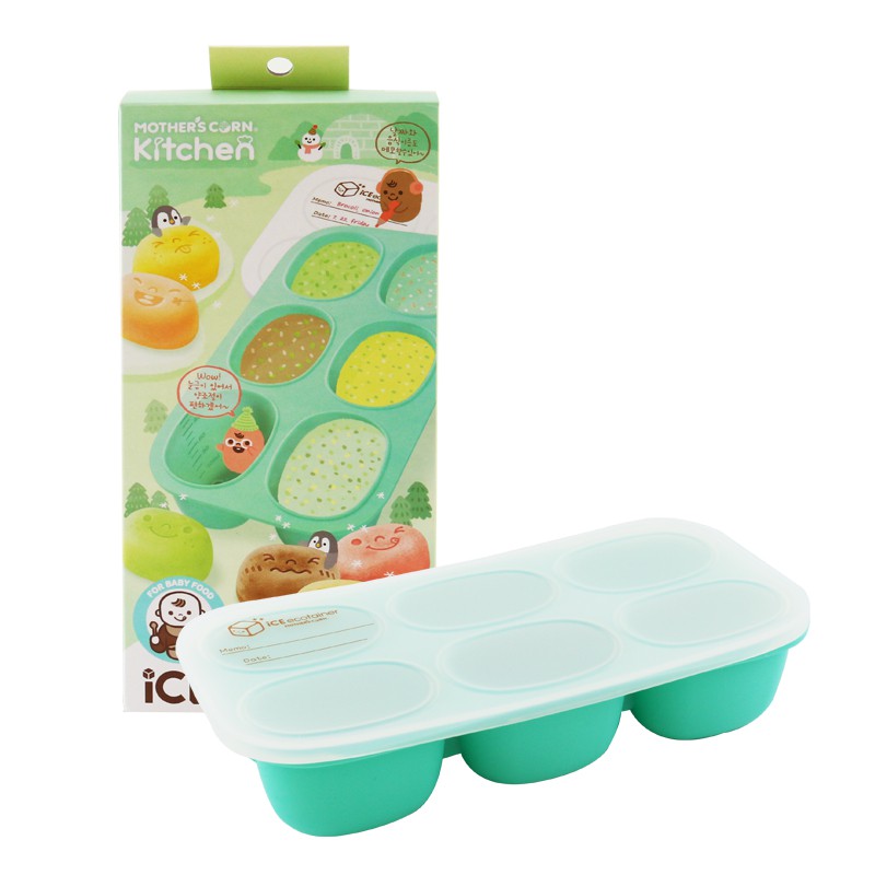 Mother's Corn Kitchen Ice Ecotainer Wadah Es Green Hijau