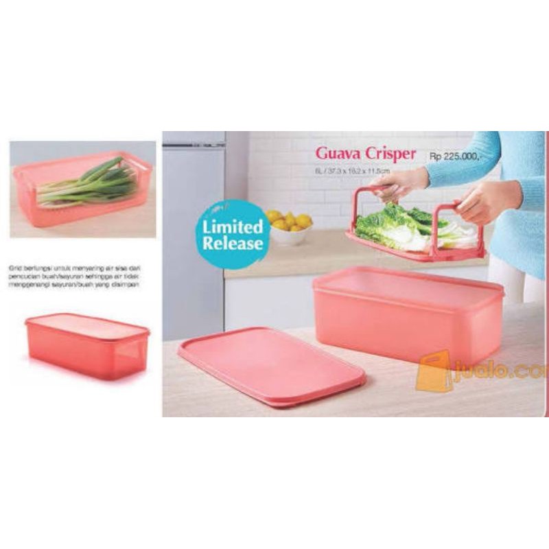 Guava Crisper Tupperware 6L