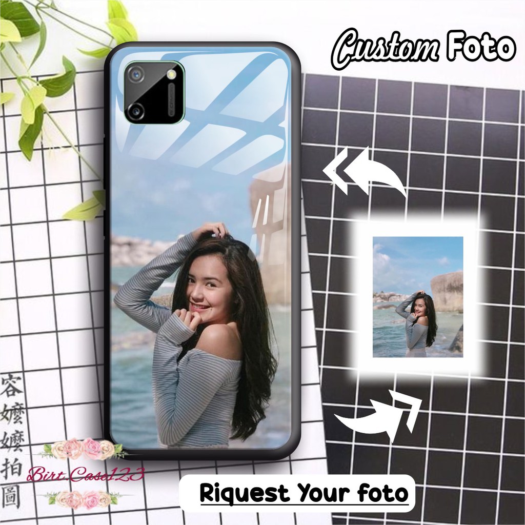 CUSTOM SOFTCASE BACK CASE GLASS KACA CUSTOM OPPO VIVO XIAOMI SAMSUNG REALME IPHONE ALL TYPE BC5709