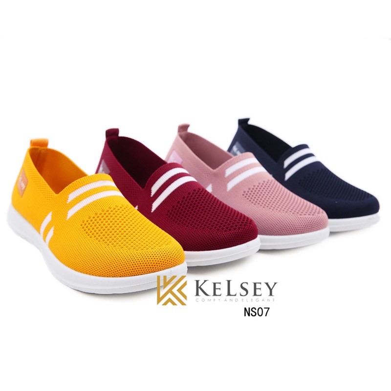 (GRATIS ALAS KAKI) NICOLE SEPATU #NS07 SNEAKERS WANITA KELSEY SEPATU FLYKNIT WANITA NYLON SNEAKERS CASUAL IMPORT