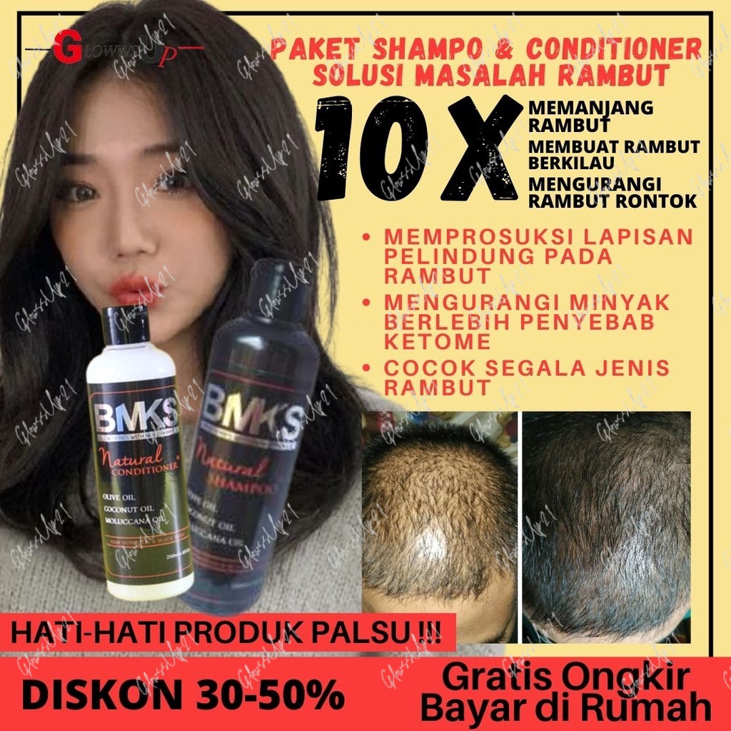 BMKS PAKET 2IN1 SHAMPO N CONDITIONER BPOM - PAKET 2IN1 BMKS